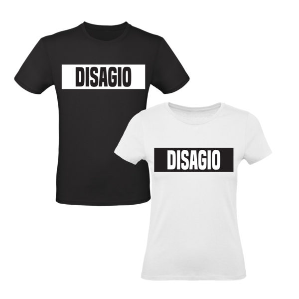 t-shirt disagio negativo uomo donna